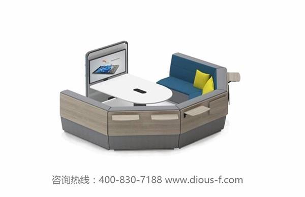 迪歐家具信息島洽談沙發(fā)
