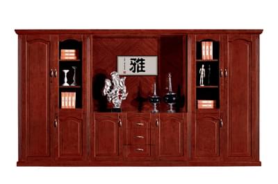 公司企業(yè)總裁總經(jīng)理油漆酸枝文件柜S8206-1S
